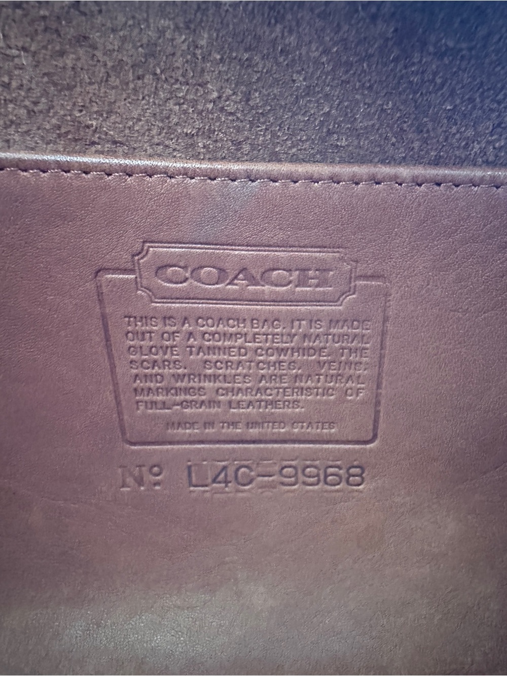 Vintage Coach Mitchell Zip 9968 - Picture 7 of 11